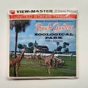 NEW SEALED View-Master 1960s US Travel Busch Gardens (A979)